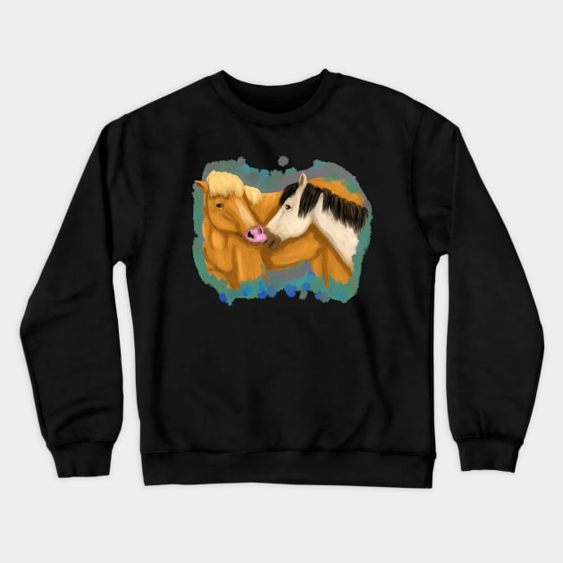 Horses love Crewneck Sweatshirt by Antiope